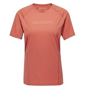 Mammut Selun FL T-shirt voor dames met logo, brick, XS