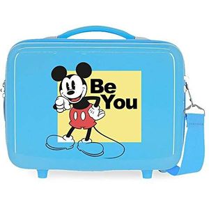 Disney Mickey and Friends toilettas, aanpasbaar, blauw, Rosa Roja, 29x21x15 cms, Be You