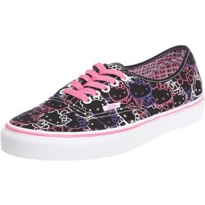 Vans Authentic VQER66Y Klassieke sneakers voor volwassenen, uniseks, Zwart Hello Kitty Black Passion Flower, 40.5 EU