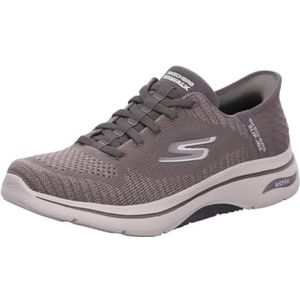 Skechers Heren GO Walk Arch FIT 2.0 - Grand Slip-ins Wandelschoenen, Taupe, 8 UK (9 US)