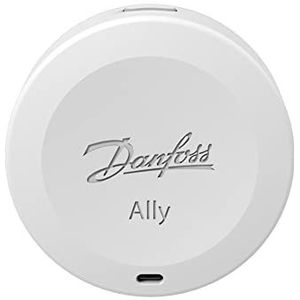 Danfoss Ally 014G2480 Omgevingssensor, Zigbee gecertificeerd, draadloos, met afstandsbediening voor Danfoss Ally radiatorthermostaten