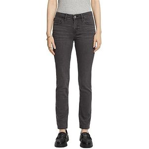 ESPRIT Slim fit stretchjeans, Grijs medium washed, 29W / 32L