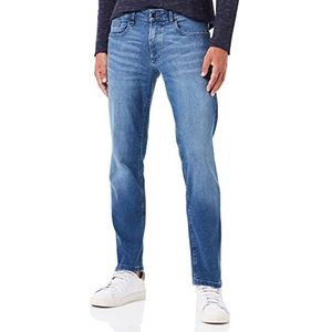 camel active Jeans heren slim fit Jeans Hose Madison,Dunkelblau mit Wascheffekten (Indigo),36W / 30L