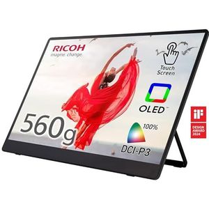 Ricoh - Draagbare Monitor - 15,6-Inch OLED - Ultralicht - Multi-Touch