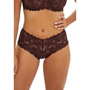 SANS COMPLEXE - Kanten slipje - arum - dames - chocolade Amer - 54/56, Chocolade Amer, 54-56