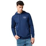 Wrangler - Geborduurde Hoodie - Donkerblauw - XXL