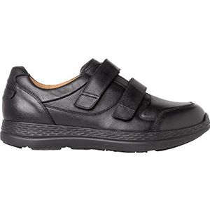 Ganter Karlludwig K/L lage schoen sneakers voor heren, zwart, 47 EU Weit