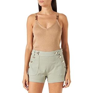 Morgan Tanktop voor dames, COL V, drager, Fantaisies 22-MFICHE pull-over, taupe, S