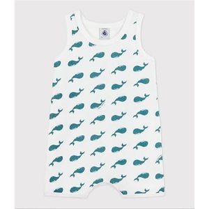 Petit Bateau Combicourt uniseks, malvavisco/libelle, 24 Maanden