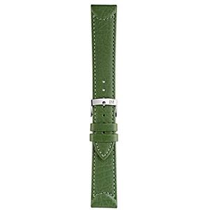 Morellato Uniseks armband uit de sportcollectie Skating, echt kalfsleer, groen, A01X4761713, groen, 20 mm, Band