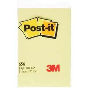 Post-it 23624 plaknotities, 51 x 76 mm, geel, per stuk