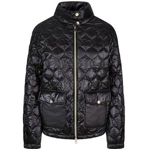 Geox Woman W MYLUSE DOWN JACKETS BLACK_38, zwart, 32