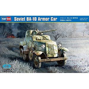 Hobbyboss 83840"" Sovjet BA-10 Gepantserde Auto Plastic Model Kit, 1:35 Schaal