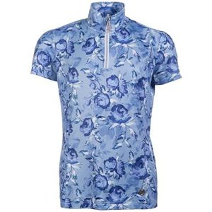 HKM Charlotte Shirt voor kinderen Donkerblauw/Lichtblauw 152