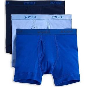 2(X) IST Men's Essential Cotton Boxer Brief 3-Pack
