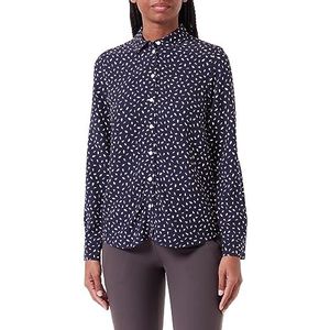 Seidensticker Damesblouse met lange mouwen, regular fit, blauw, 38