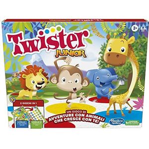 Twister Junior Spel - Dierenplezier voor 2 spelers - Dubbelzijdige mat