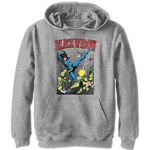 Marvel Kick That Gun Hoodie voor kinderen, uniseks, Sportief Heather, L