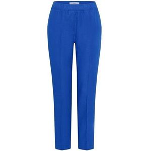 Brax Dames Style Maron S Pure Linen Pull On vrijetijdsbroek, Donkerblauw, 36W / 32L