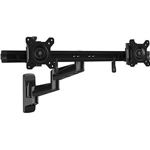 StarTech.com Dual monitor arm - scharnierende muurbeugel voor twee VESA 15""-24"" schermen