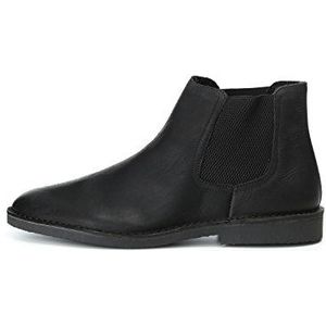 SELECTED Sel Leon Leather H Chelsea boots voor heren, zwart zwart, 41 EU