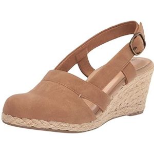 Easy Street Women's Stargaze Wedge Sandal, Tan, 7