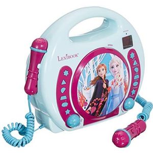 Lexibook Disney Frozen Elsa, Programmeerfunctie, Koptelefoonaansluiting, voor kinderen, Werk met AC of batterij, Blauw/Purper, RCDK100FZ