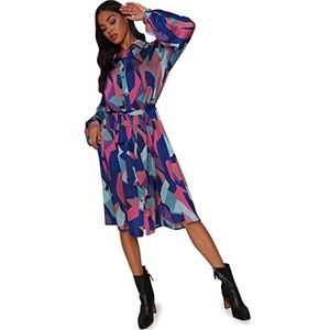 Chi Chi London Damesjurk met grafische print in multi, 16, multi, 42