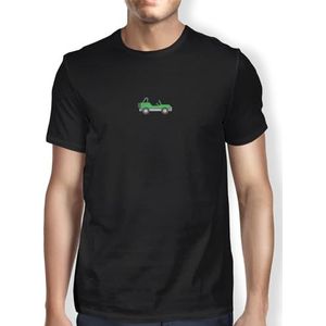 Green Fish Heren T-shirt, zwart, S