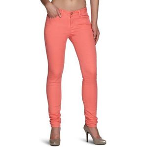 Blend Dames Jeans 6531 Skinny/Slim Fit (buis) Normale tailleband, rood (208), 30W x 32L