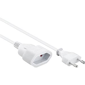 TASSFROO 2 stuks verlengkabel, dunne kabel, eurostekker TASSFROO 2 stuks verlengkabel, dunne kabel, eurostekker