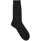 BOSS Rs Monogram Vi Regular Socks voor heren, zwart 1, 42 EU