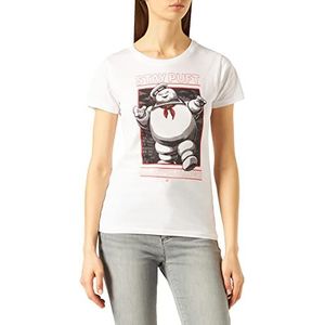 cotton division T-shirt voor dames, Wit, M