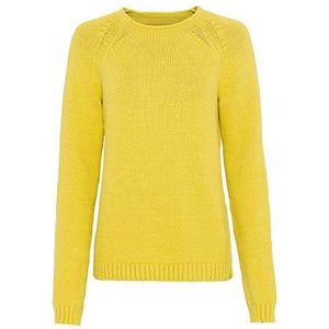 Camel Active Womenswear Dames Knitwear, geel (geel (61)), mt. XS gebreide jas