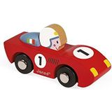 Janod J08545 Story Racing Wooden Car, Speed