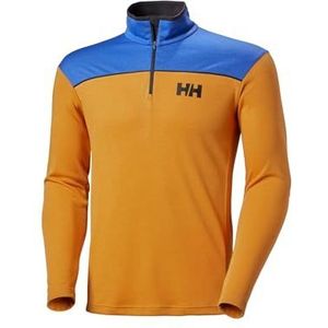 Helly Hansen HP pullover met halve rits voor heren, 399 Mosterd, XXL