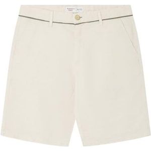 Springfield Bermuda voor heren, casual broek, witte achtergrond, 42, Witte achtergrond, 42
