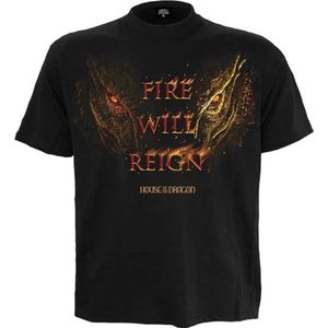 Game of Thrones House of the Dragon - 2 - Fire Will Reign T-shirt zwart L