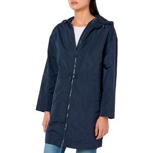 Geox - W Bulmya - Lange Parka - Marineblauw - Dames