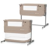Kinderkraft NESTE GROW - Bijzetbed - Co-sleeper - Hoogte Verstelbaar - Beige