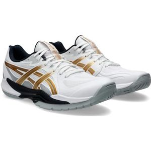 ASICS - Powerbreak FF - Gym schoenen - White Rich Gold - Bovenmateriaal voor Ondersteuning