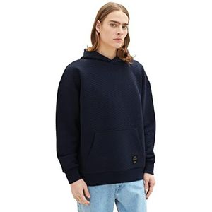 TOM TAILOR Denim Uomini Sweatshirt 1035666, 10668 - Sky Captain Blue, S
