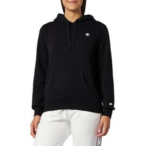 Champion Legacy Basics W-Light Powerblend fleece sweatshirt met capuchon voor dames, Zwart, XXL