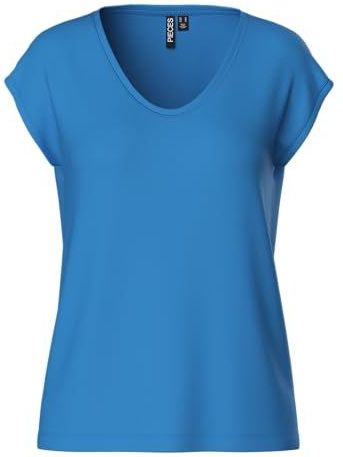 PIECES - PCBillo - T-shirt - Azuur - Kwartmouw