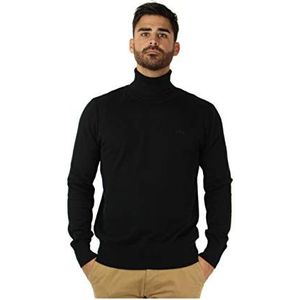 SCHOTT - Trui - Zwart - Katoen - Rolkraag