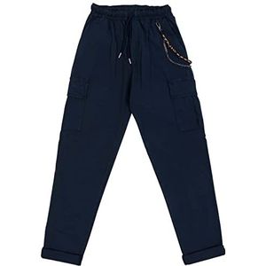 Basic broek, Blauw, S-XXL