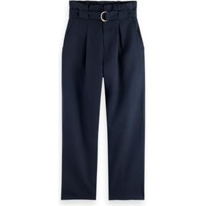 SCOTCH & SODA - CORE DAISY - Bandplooibroek - Navy - 7/8 lengte