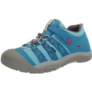 KEEN Newport H2SHO Sneakers voor kinderen, uniseks, Fjord Blue Festival Fuchsia, 24 EU