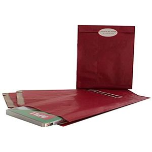 agipa 101652 cadeauenveloppen - van kraftpapier, medium, rood