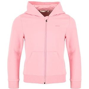 Mexx Girl's Zipthrough Hooded Sweatshirt, Bright Pink, 122-128